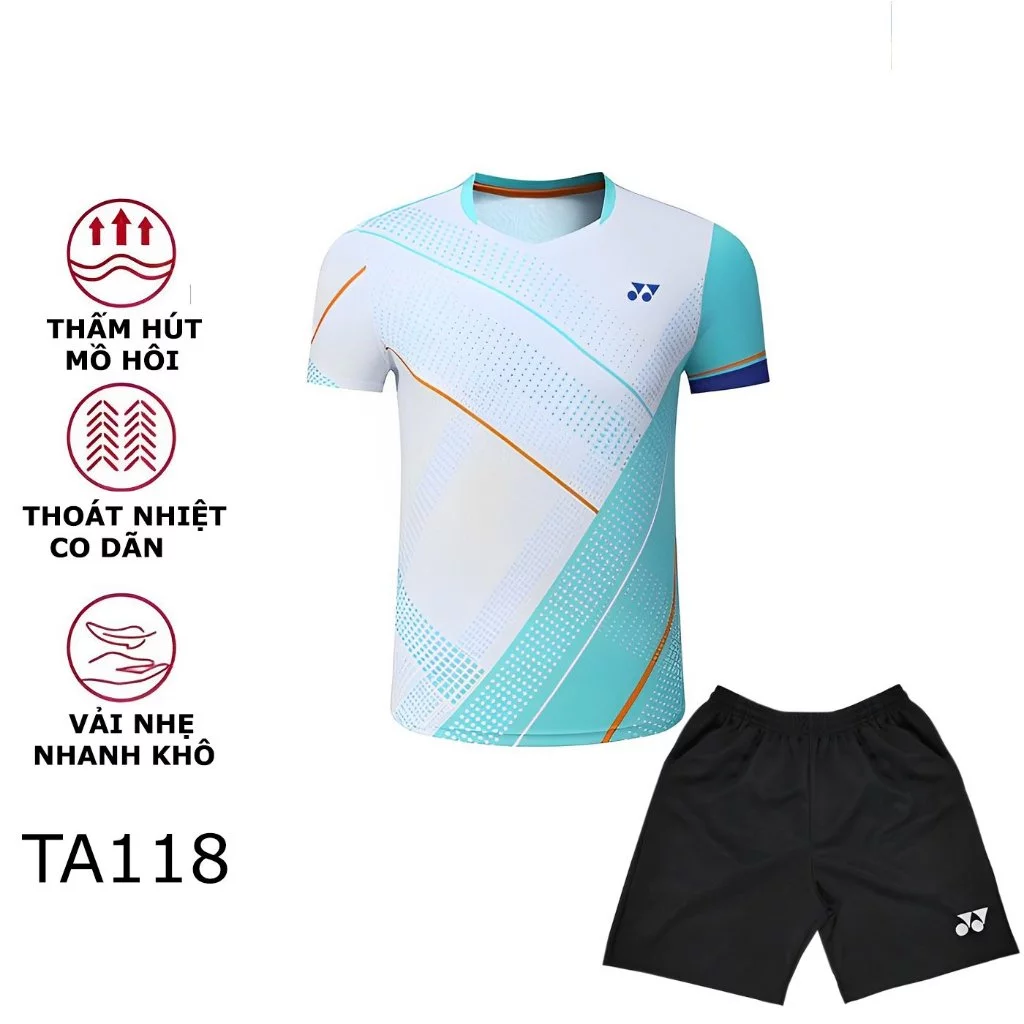 Áo cầu lông Yonex A716 Nam Trắng